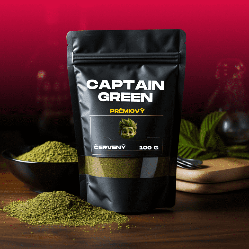 červený kratom produkt