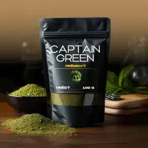 hnědý kratom premium captain green