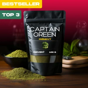 červený kratom premium captain green