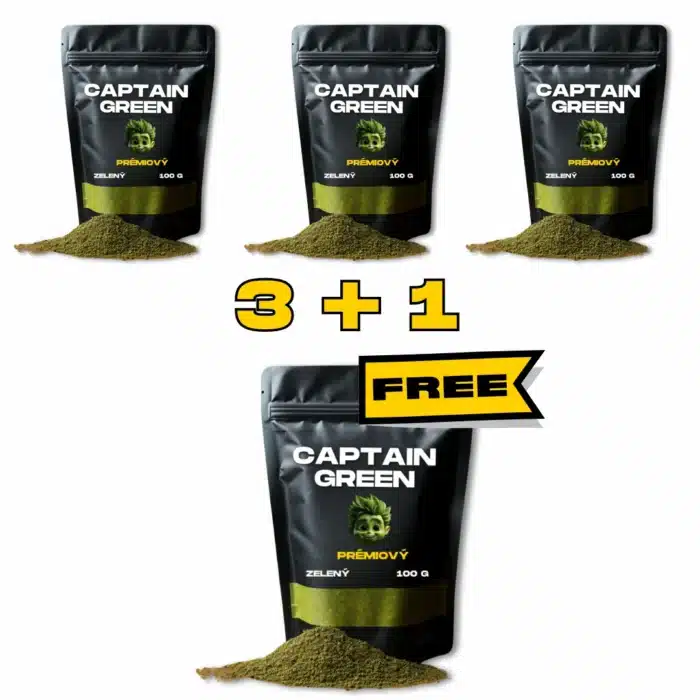 3 + 1 kratom captain green