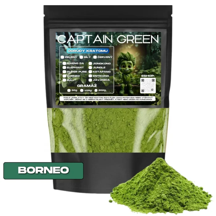 zeleny kratom borneo