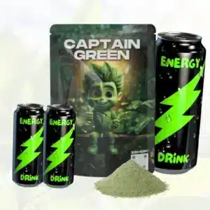 Ochucený zelený kratom Energy drink